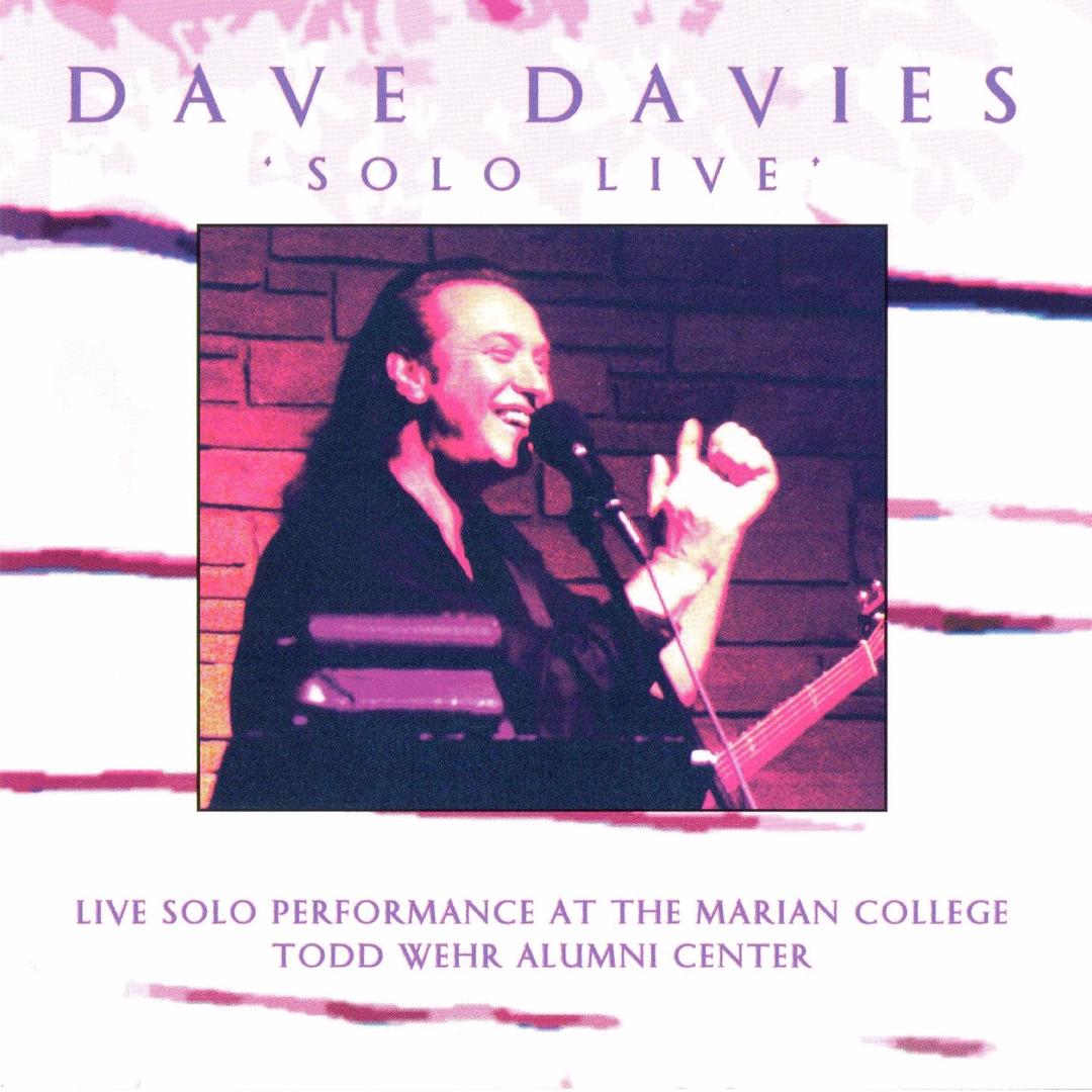 Thanks Im Not Like Everybody Else Live By Dave Davies